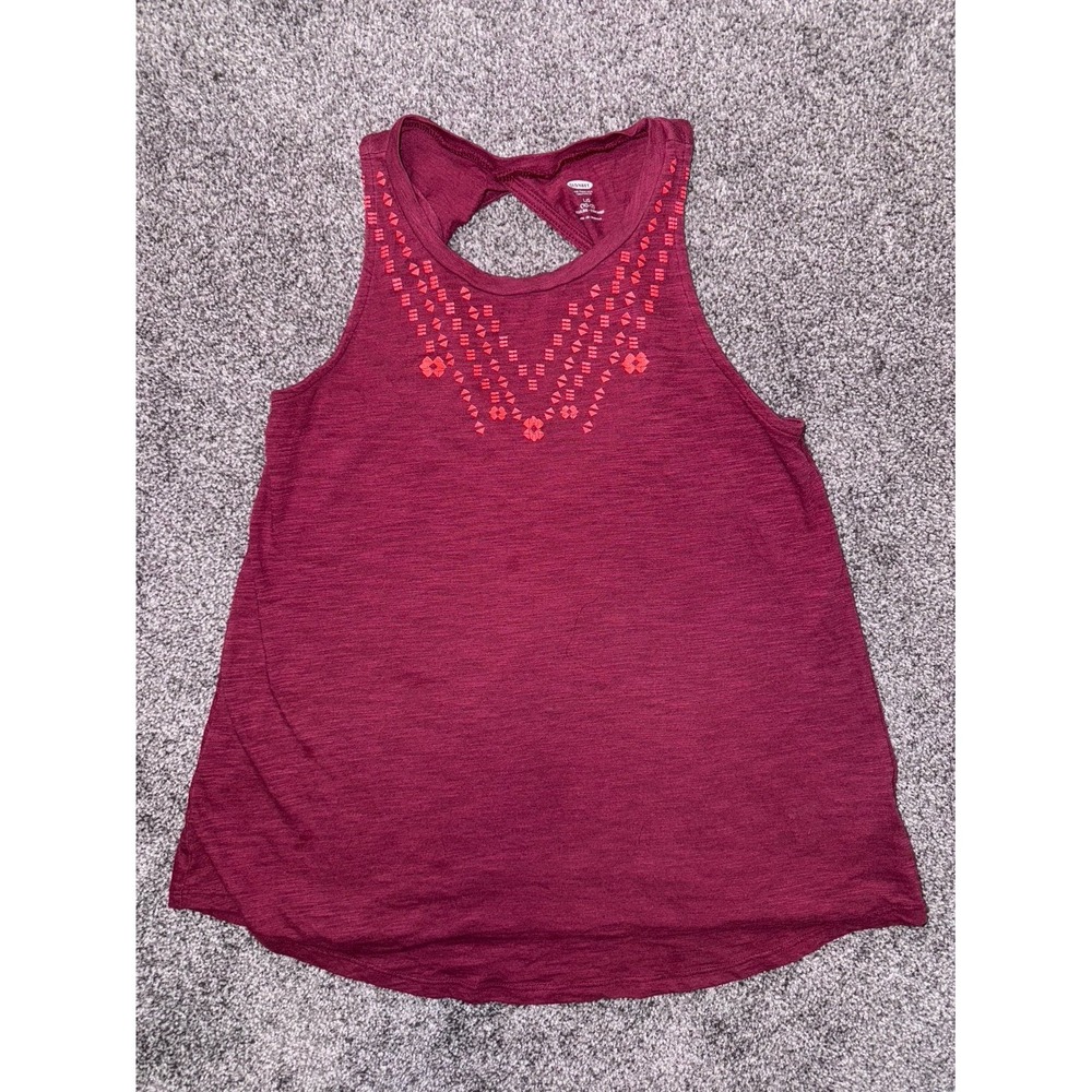 Old Navy‎ Girls Maroon Tank Top